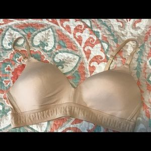 PINK wear everywhere wireless lightly lined bra